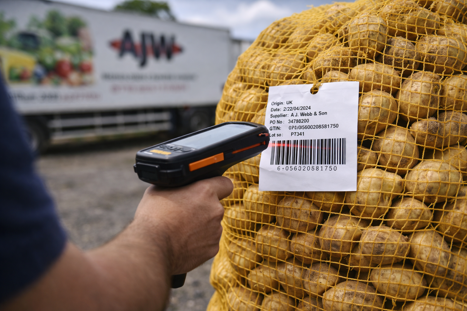 AJ Webb warehouse sign