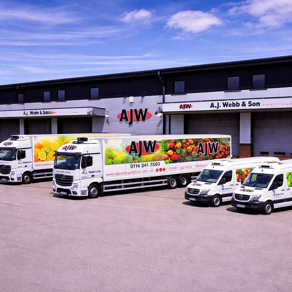AJ Webb fleet and warehouse