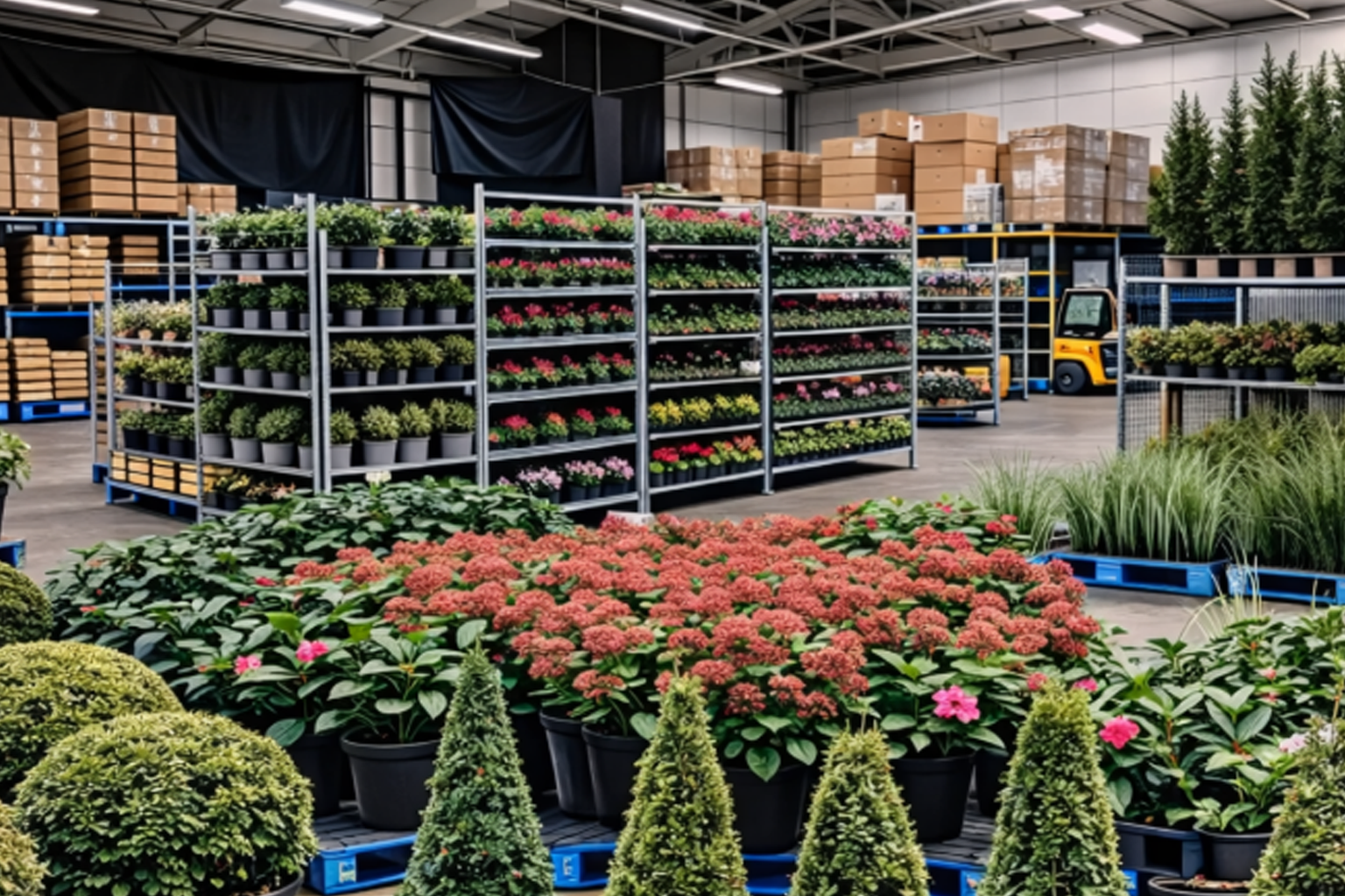 Fresh plants and seasonal goods